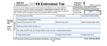 All the individuals and businesses are obliged to report their financial information to the irs in the end of a fiscal year. What Is Irs Form 1040 Es Guide To Estimated Income Tax Bench Accounting