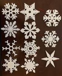 3d Printed Snowflake Christmas Ornaments Christmas Ornaments White Ornaments Snowflakes