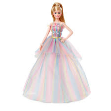 Barbie Signature Birthday Wishes Doll Approx 12 In Blonde In Rainbow Dress Walmart Com In 2020 Barbie Birthday Barbie Barbie Shop
