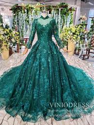 Long Sleeve Vintage Emerald Green Prom Dresses Luxury Debut Dress Fd1876 Green Prom Dress Emerald Green Prom Dress Emerald Bridesmaid Dresses