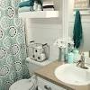 Also, in such a small space it's easy to make a big impact with a little change, such as a new shower curtain, a tiny shelf, or an unexpected pop of color. 3