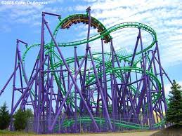 Six Flags America Joker S Jinx Six Flags America Roller Coaster Pictures Roller Coaster