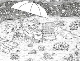 Day At The Beach Drawing By Clinton Bowers Saatchi Art Throw out any badly drawn pictures which you can't guess what they are and any pictures that are wrong or are not season specific.