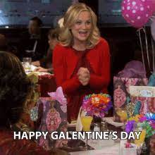 Happy Galentines Day Gifs Tenor Nice birthday cake with burning candles.