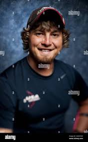 U. S. Olympic Team archer Brady Ellison walks back from a target as he  practices