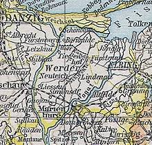 East 18°56' north 53°58' google map: Kreis Marienburg Westpreussen Wikiwand