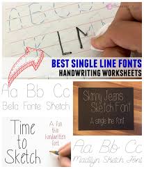 diy reusable tracing and handwriting sheets silhouette school
