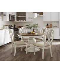 Furniture Sag Harbor Expandable Round Dining Pedestal Table Reviews Furniture Macy S Dining Furniture Round Kitchen Table Kitchen Table Settings