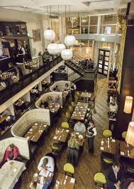 View Of The Loulay Dining Room From The Mezzanine Restaurant Design Rustic Cafe Modern Bathrooms Interior