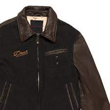 Jackets Deus Ex Machina The Rival Jacket Deus Ex Machina Jackets Mens Attire Buffalo Leather Jacket