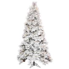 Lowes flocked skinny christmas tree shop. Slim Artificial Christmas Trees At Lowes Com