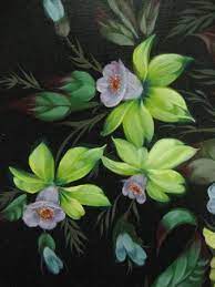 聽見花開的聲音 zhostovo俄羅斯彩繪 在陌生的地方 尋找遺失的自己 udn部落格 flower painting art painting acrylic painting