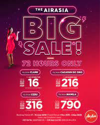 The last airasia big sale of the year will not only see flights on sale but also hotels, activity deals, holiday packages and everything else you need, all on book on airasia.com or the airasia mobile app on november 10, 2019, (2400 gmt +8) for travel between april 27, 2020, and march 1, 2021. Airasia S Big Sale Is Here With 5 Million Promotional Seats On Sale Airasia Newsroom
