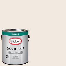 The wrong white paint can look flat and cold. Glidden Essentials 1 Gal Hdgwn03 Antique White Semi Gloss Interior Paint Hdgwn03e 01sn The Home Depot