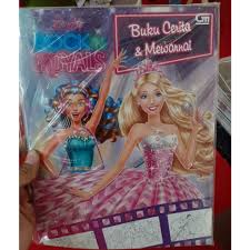 Kumpulan gambar hitam putih bw untuk diwarnai. Buku Cerita Mewarnai Barbie Shopee Indonesia