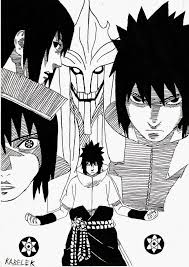 Sasuke Mix By Kabelektrickz Deviantart Com On Deviantart Sasuke Naruto Sketch Itachi Uchiha