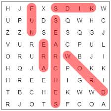 word search for kids educational subjects
