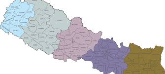 Map Of Nepal With 77 Districts Updated Map Of Nepal With 77 Districts Map Nepal Fantasy Art