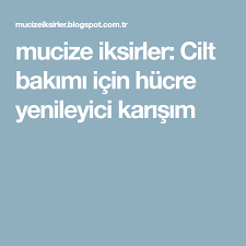 Mucize Iksirler Cilt Bakimi Icin Hucre Yenileyici Karisim Cilt Bakimi Saglik Diyet
