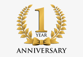 First year anniversary gifts don't have to be super extravagant, they can be something as simple as this duo that celebrates the perfect pairing of a glass of whiskey and a cigar! 1 Year Celebration Png 1st Year Anniversary Logo Free Transparent Png Download Pngkey