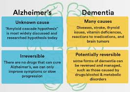 dementia vs alzheimers what is the difference