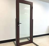 Grade a Aluminum Alloy Interior Swing Door for Residential Entrance Modern  Interior Aluminum Profile Frame Entrance Glass Door Aluminum Security Door