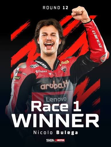 🏆🔥 ¡NICOLO BULEGA SIGUE HACIENDO HISTORIA! 🇮🇹🏍️ ¡El campeón no baja el ritmo! 💥 Bulega conquistó la victoria en la carrera del Mundial de Superbike en Jerez, España, y alcanzó la impresionante cifra d