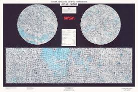 Lunar Chart From 1979 By Nasa