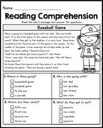 Free printable reading comprehension worksheets for grade 3. Free First Grade Reading Comprehension Passages Set 1 By Kaitlynn Albani