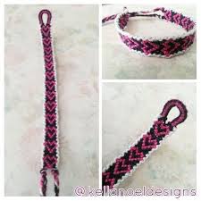 Black And White Bracelet Pattern Bordered Hearts Friendship Bracelet Heart Friendship Bracelets Handmade Friendship Bracelets Embroidery Floss Bracelets