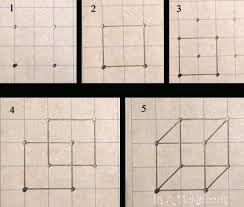 Let's make a 2d cube, drawn in 2d, a square. How To Draw A 3d Square The Expert