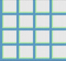 Knitting Motif And Knitting Chart Grid Pattern Designed By
