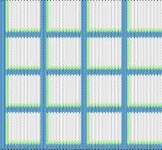 Knitting Motif And Knitting Chart Grid Pattern Designed By