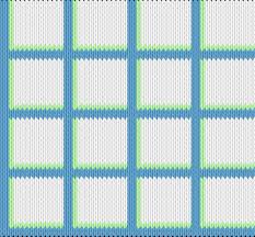 knitting motif and knitting chart grid pattern designed by