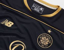 The all black coloring makes the celtic crest stand out even more… Black Celtic Top 16 17 New Balance Glasgow Celtic Alternate Kit 2016 17 Football Kit News