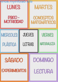 Horarios Horario Para Ninos Juegos Para Ninos 2anos Actividades Para Ninos