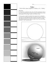 Shading Value Scale Worksheet High School Art Lessons School Art Projects Art Worksheets