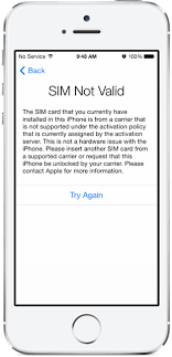 The sim card inserted in this iphone does not appear to be supported. Unlock Iphone Sim Lock Permanent Iphone Sim Unlocking For Free