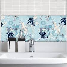 This could be the walls, ceiling or the floor and why not go for a bold new shade to mix things up and keep it interesting. Oriental Art For Tiles Splashbacks More For The Floor More