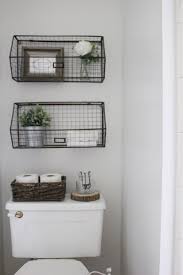 This Mini Bathroom Renovation From Katie Of Halfway Wholeistic Packs A Lot Of Style Into A Littl Neutral Bathroom Decor Bathroom Baskets Diy Bathroom Storage