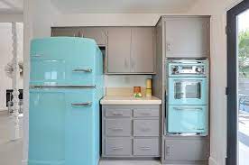 Many of the most popular appliances can be found in santa cruz outside major retailers, such as sears and walmart. Santa Cruz Turquoise Appliances Midcentury Kitchen Phoenix By Real Estate Judge Houzz