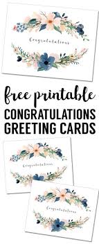 Congratulations Card Printable Free Printable Greeting Cards Paper Trail Design Free Printable Greeting Cards Wedding Congratulations Card Wedding Card Diy