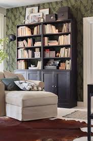 Billy Oxberg Bucherregal Mit Paneel Vitrturen Schwarzbraun Ikea Deutschland Ikea Wohnzimmer Schwarzes Wohnzimmer Bucherregal