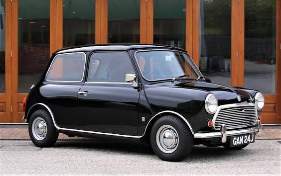 Very late Mk2 Cooper S in rare factory black at Manor Park Classics