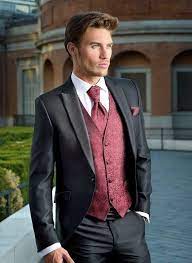 Burgundy And Black Suit Best Wedding Suits For Men Wedding Suits Men Black Suit Men