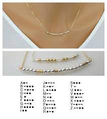 Delicate Morse Code Necklace Name Necklace Gold By Laminijewelry So Freaking Adorable Necklace With Kids Names Beaded Jewelry Morse Code Necklace