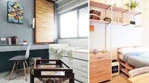 Plains and prints are the simplest design and are so easy to achieve. Minimalist 22 Sqm Condo Interior Design