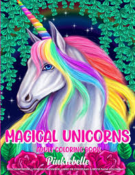 Today we have some fantastic coloring pages for adults and children. Magical Unicorn An Adult Coloring Book Featuring Unicorn Coloring Pages For Adults Relaxation Perfect For Coloring Gift Book Ideas Pinklebelle 9798553177768 Amazon Com Books
