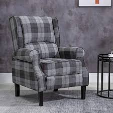 Comfy armchair uk mavericksteamproshop com. Boju Comfy For Living Room Recliner Chair Armchair Rustic Reclining Fireside Chair Fabric Upholstered Leisure Chairs Wing Back With Arms Lounge Bedroom Home Cinema Gaming Grey Tartan Amazon Co Uk Home Kitchen