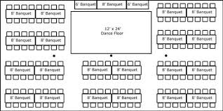 30 X 60 W Banquet Tables Buffet Dance Floor Super Stuff Party Rental Wedding Table Layouts Wedding Reception Tables Layout Tent Wedding Reception